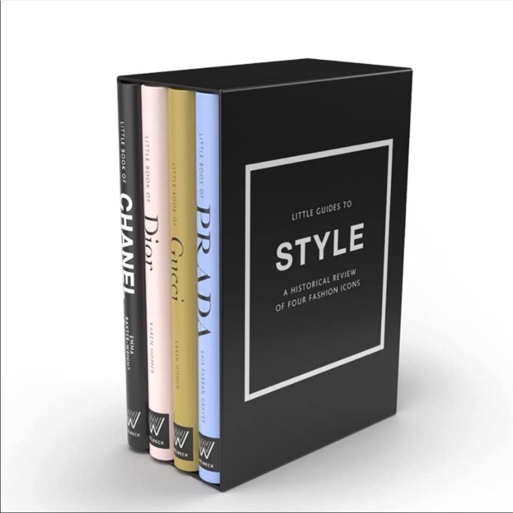 NEW Little Guides to Style 4 Book Boxed Set Chanel Dior Gucci Prada RARE Set